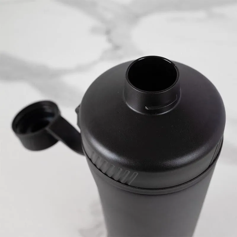 Misa Sip Hot & Cold Thermos Water Bottle (Black) - 650 ML