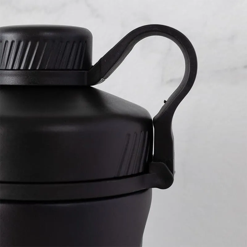 Misa Sip Hot & Cold Thermos Water Bottle (Black) - 650 ML
